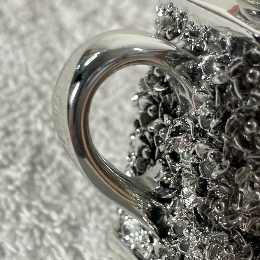 5/$35 Moda Argenti Silver Coated Decorative Hexagonal Teapot - Picture 9 of 12